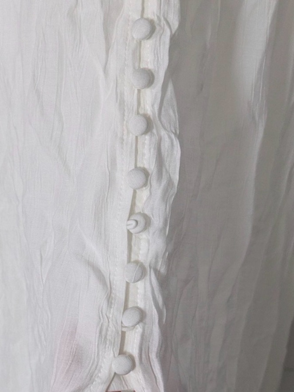 Commense White Midi Dress with Button Front - Picture 5 of 6